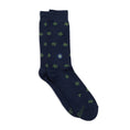 Load image into Gallery viewer, Navy Turtles Socks that protect turtles, full view on Its Trendi
