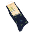 Load image into Gallery viewer, Organic cotton Navy Turtles Socks on Its Trendi
