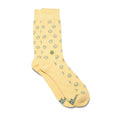 Load image into Gallery viewer, Sunshine yellow Smiley Face Socks that support mental health
